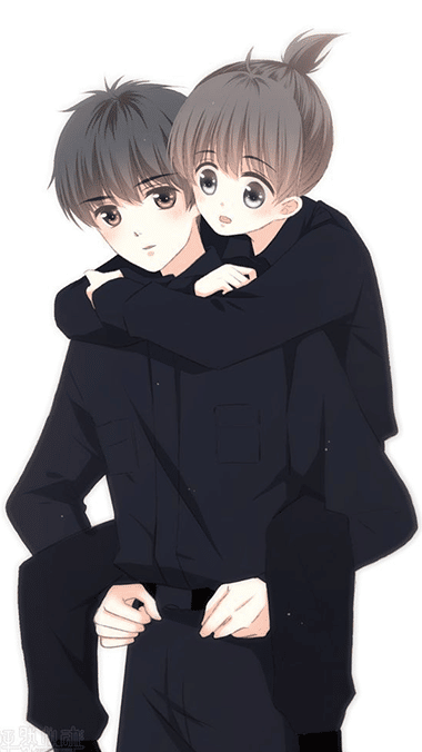 Couple Anime School Cute
