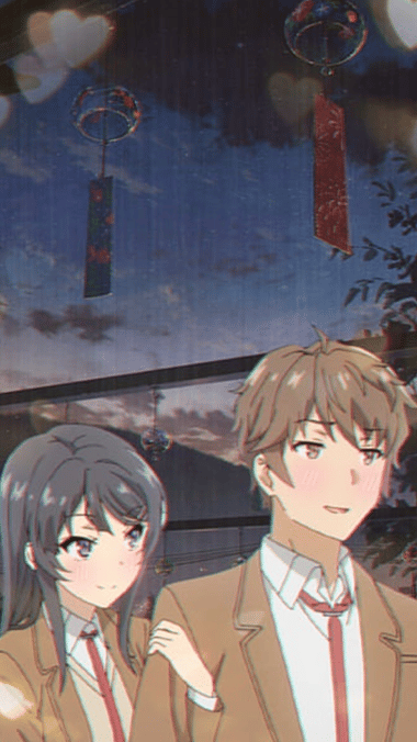 Couple Anime School Retro