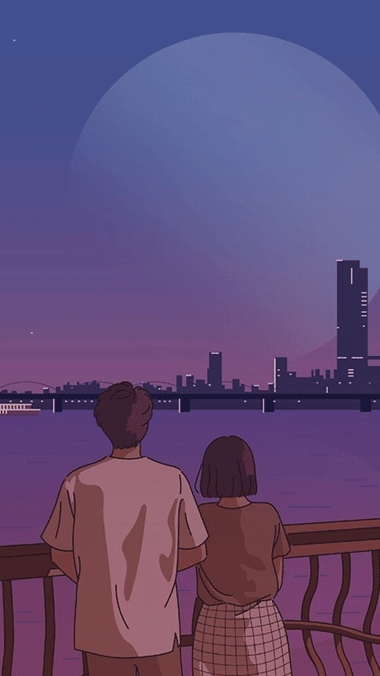 Couple in the Night Vibes