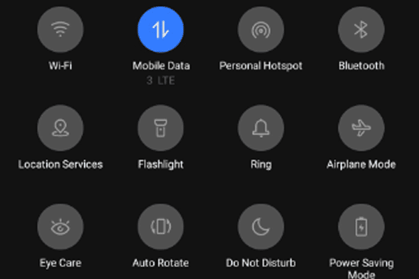 Nonaktifkan Data Sementara