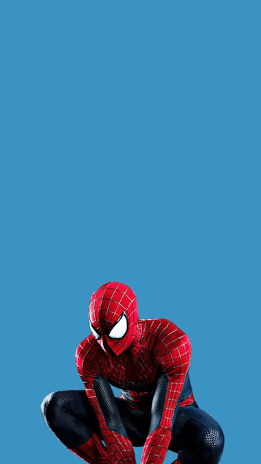 Spiderman - Blue Background