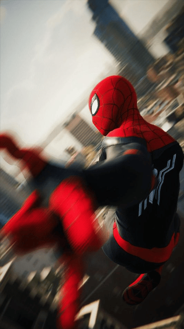 Spiderman Blur Aesthetic