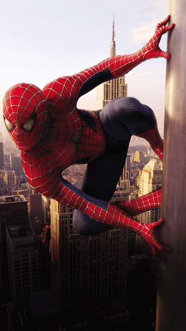 Spiderman - Perched on the wall