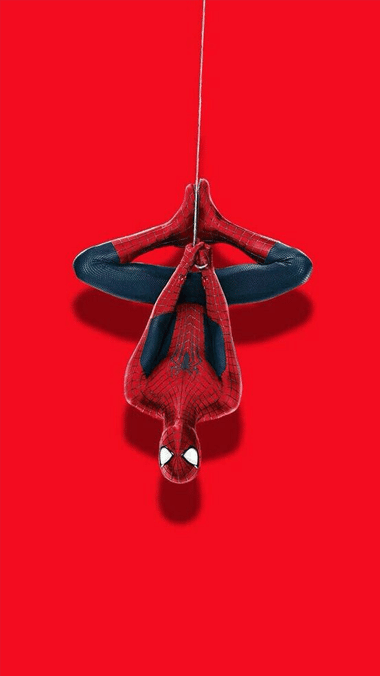 Spiderman Red Background
