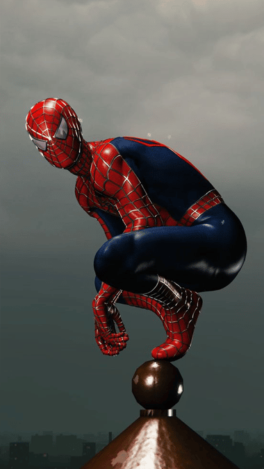 Spiderman in Sky Tower