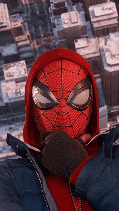 Spiderman with Jacket