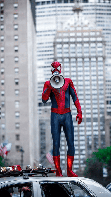 Spidey and the Megaphone