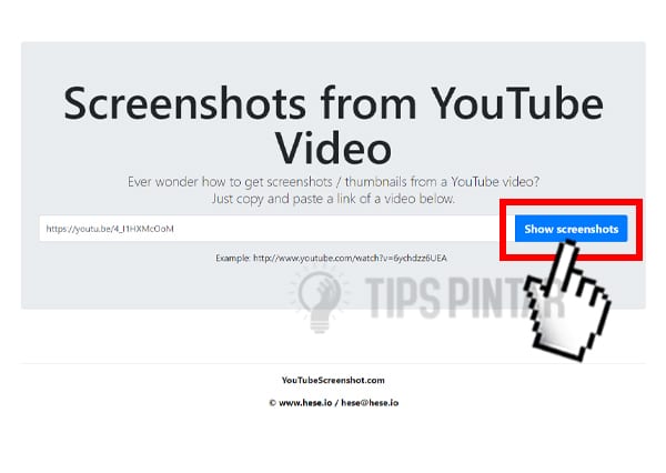 Cara Mengambil Gambar dari Video YouTube