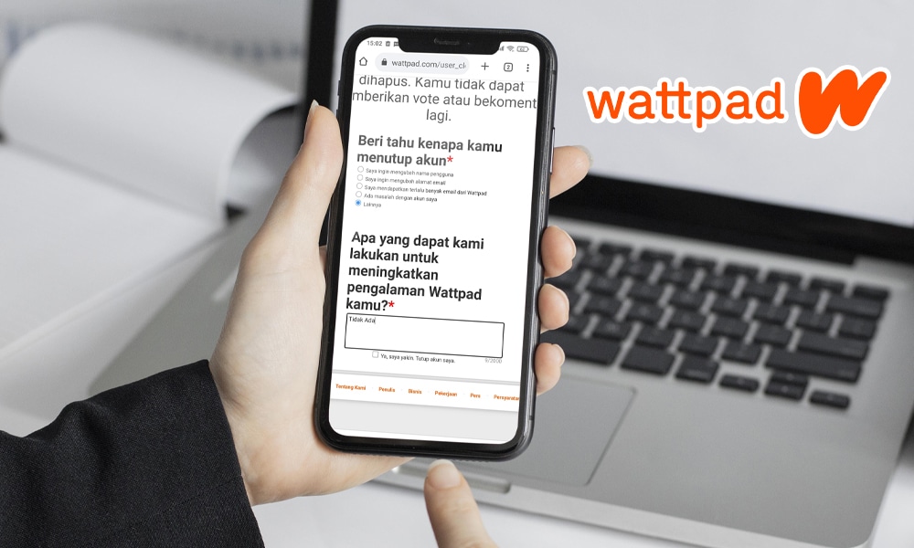 Cara Menghapus Akun Wattpad