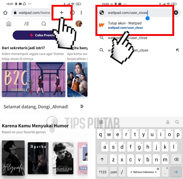 Cara Menghapus Akun Wattpad
