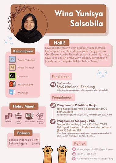 CV Desain Grafis