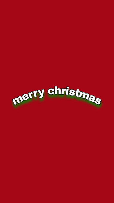 Merry Christmas - Red Background