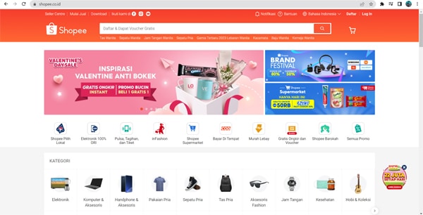 Website Shopee