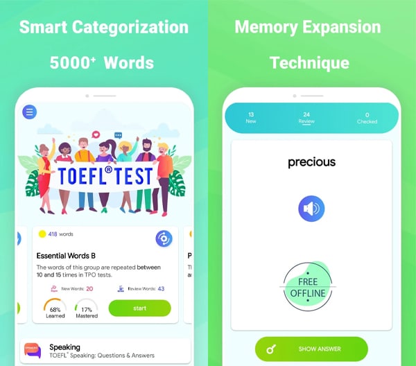 Aplikasi Belajar TOEFL