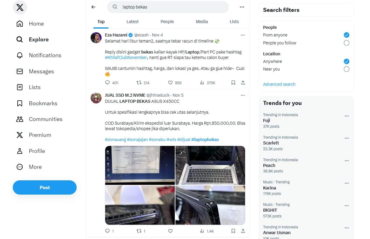 Situs Jual Laptop Bekas