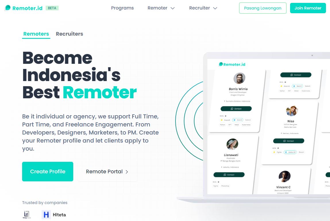 Situs Lowongan Kerja Remote