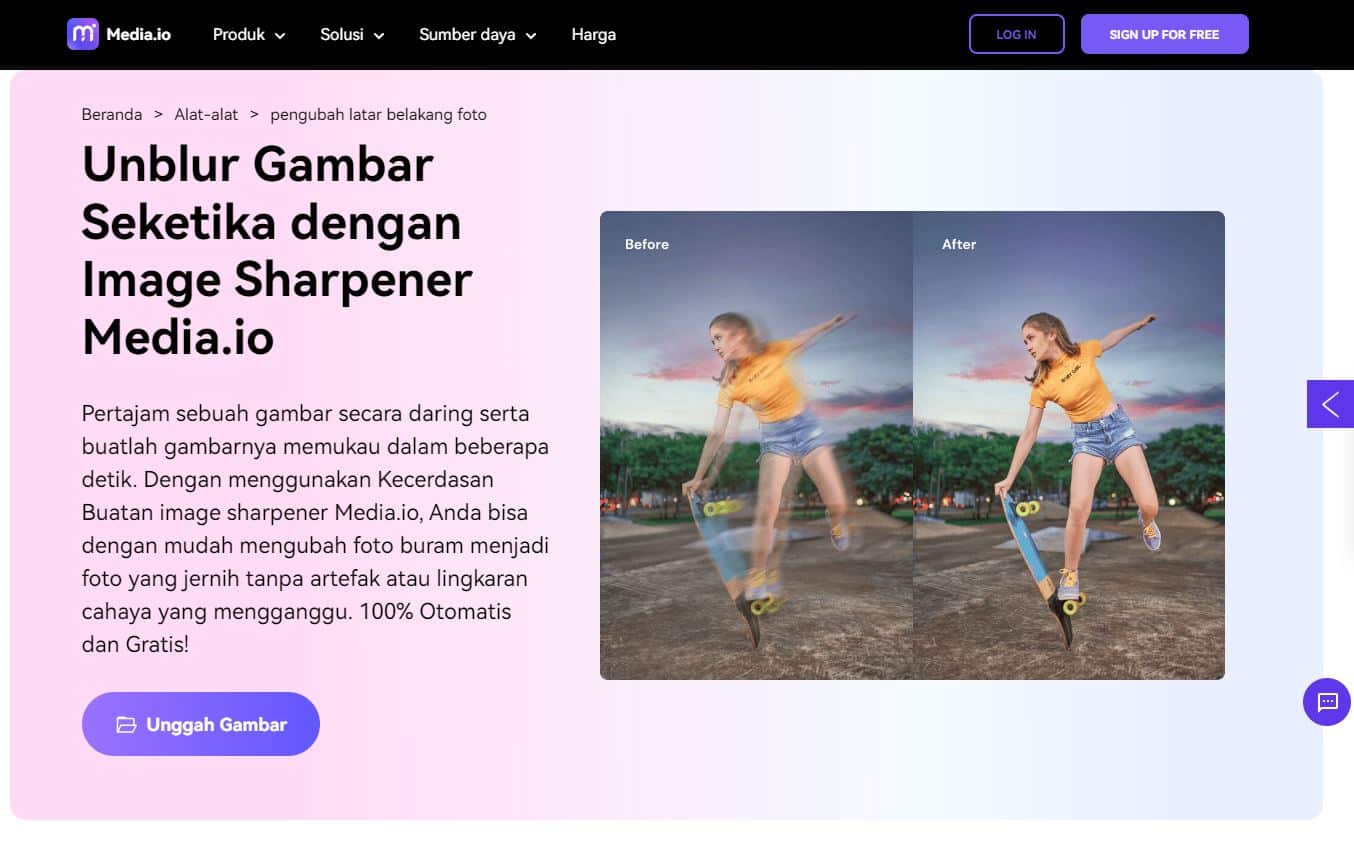 Situs Memperjelas Foto Blur Menjadi Tajam