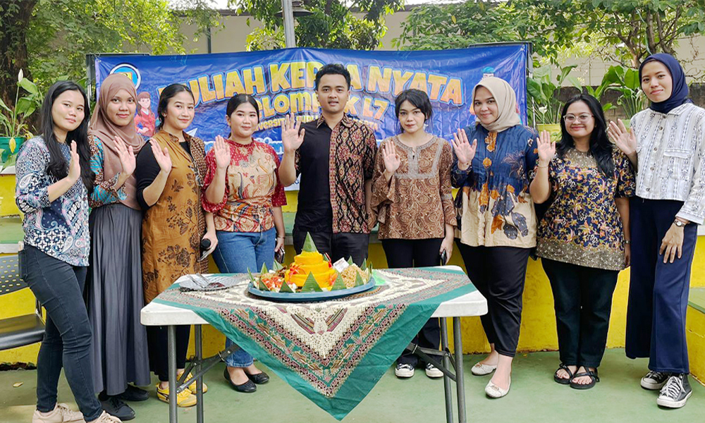 Mahasiswa Budi Luhur Ciptakan Keharmonisan Lingkungan Lewat Pembangunan Rumah Bibit di RPTRA Bhineka