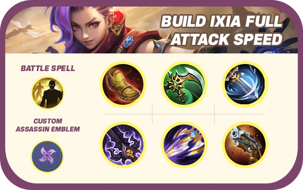 Build Ixia Full Attack Speed