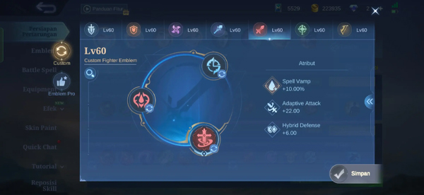 Rekomendasi Set Emblem untuk Cici
