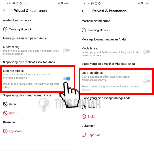 Cara Menyembunyikan Tanda Baca Seen di DM Instagram