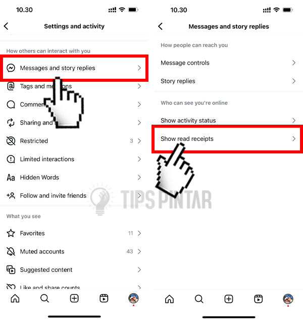 Cara Menyembunyikan Tanda Baca Seen di DM Instagram