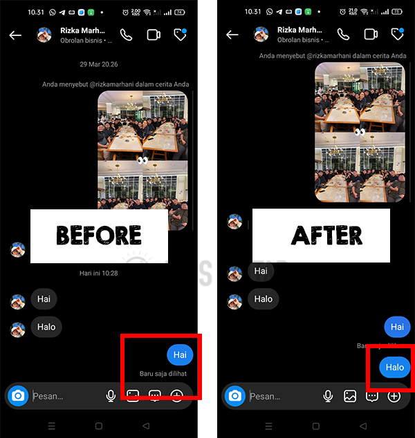 Cara Menyembunyikan Tanda Baca Seen di DM Instagram