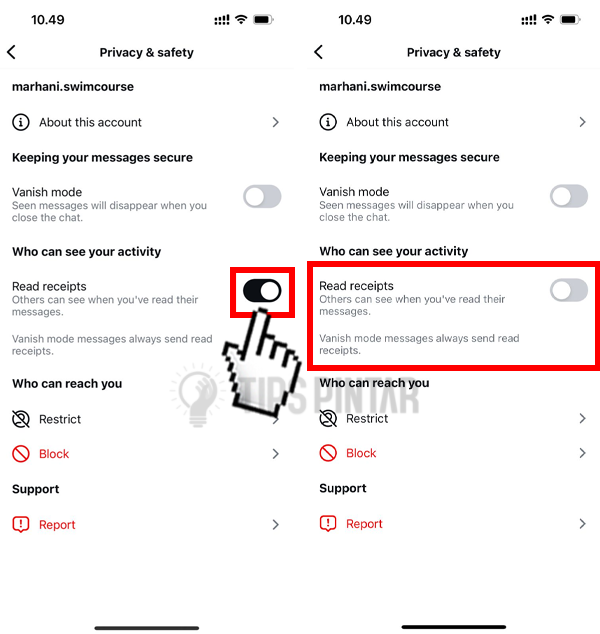 Cara Menyembunyikan Tanda Baca Seen di DM Instagram